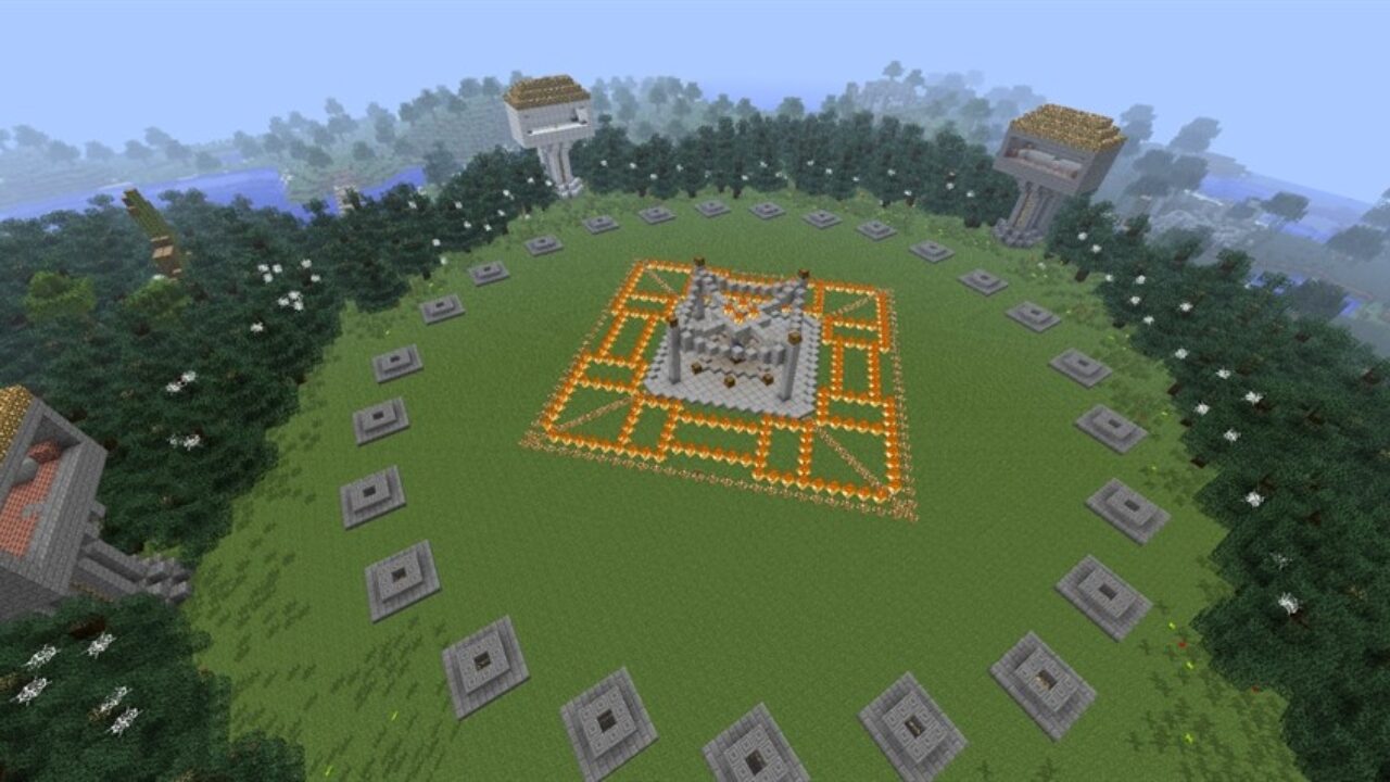 Minigame in Hunger Games MCPE Map