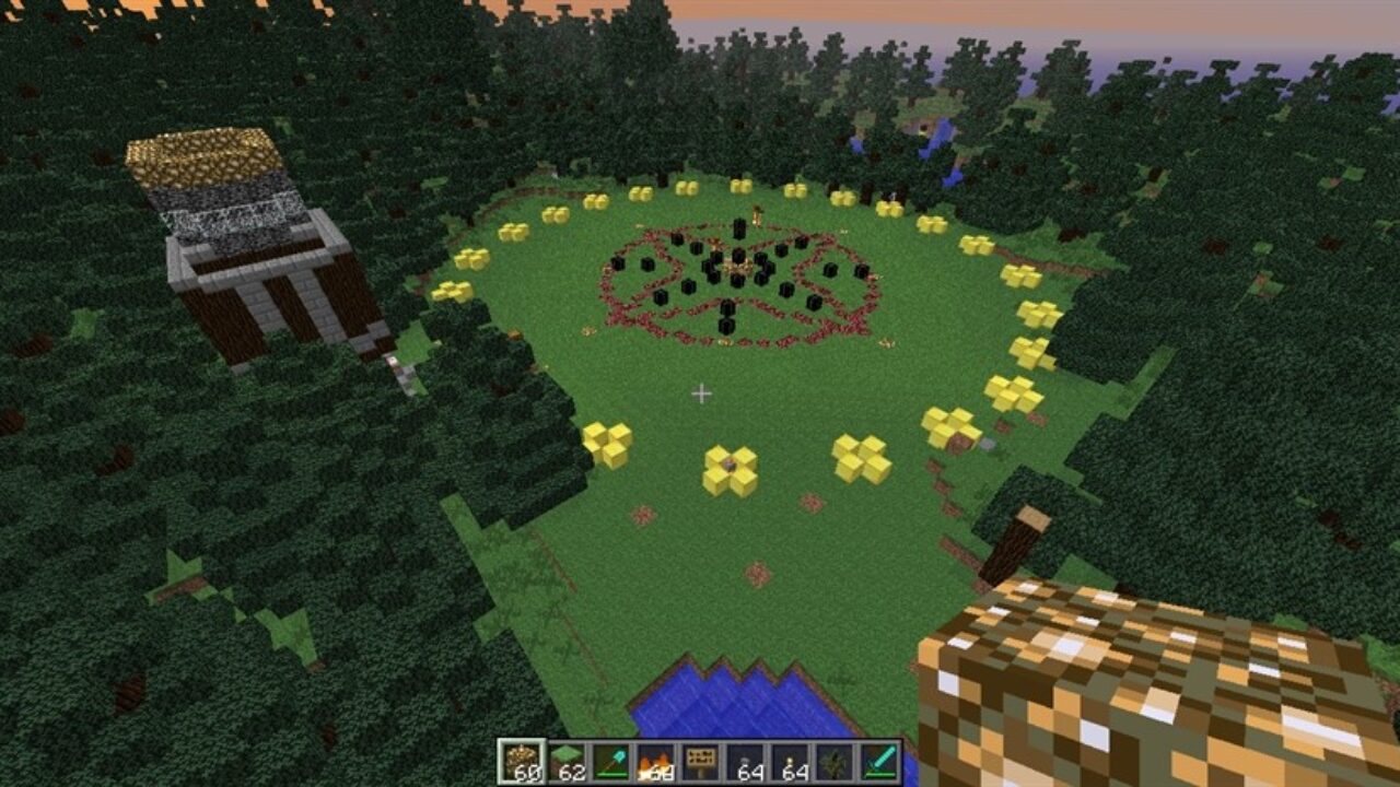 Chests in Hunger Games MCPE Map