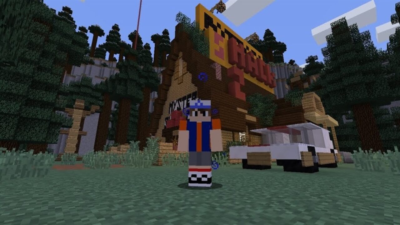 Dipper in Gravity Falls MCPE Map