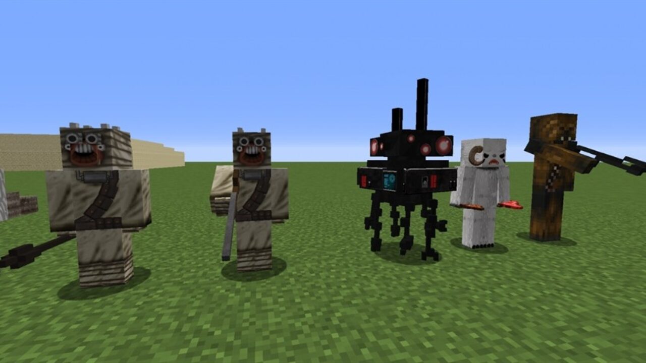 Mobs in Star Wars MCPE Texture Pack