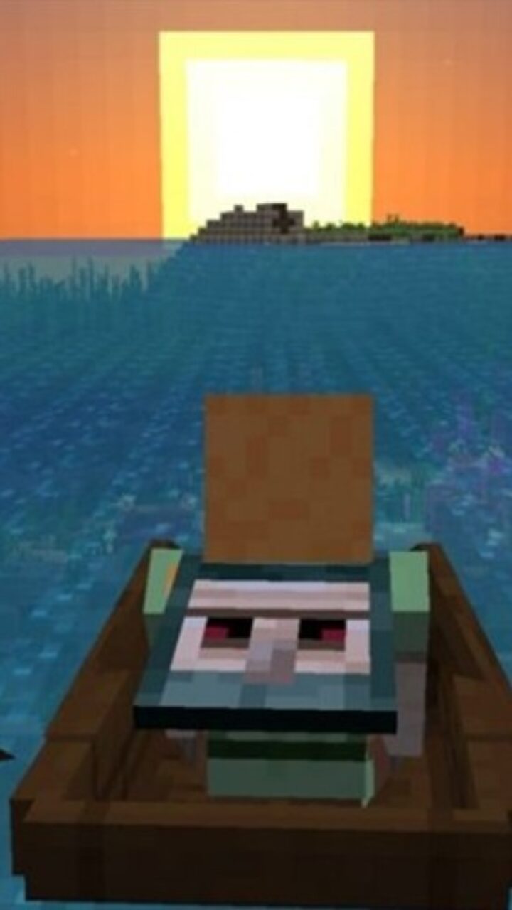 Water Transport in Boat MCPE Mod