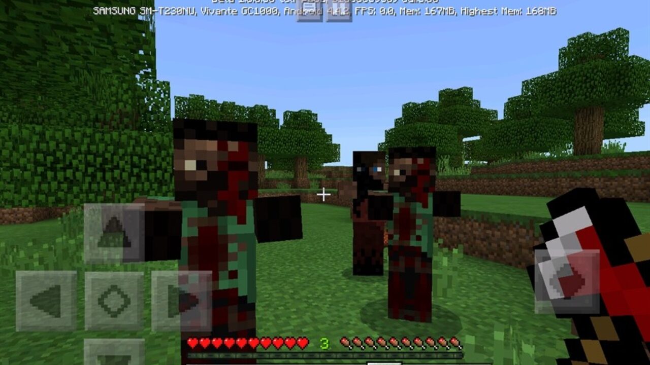 Crafting Dead Mod for Minecraft PE