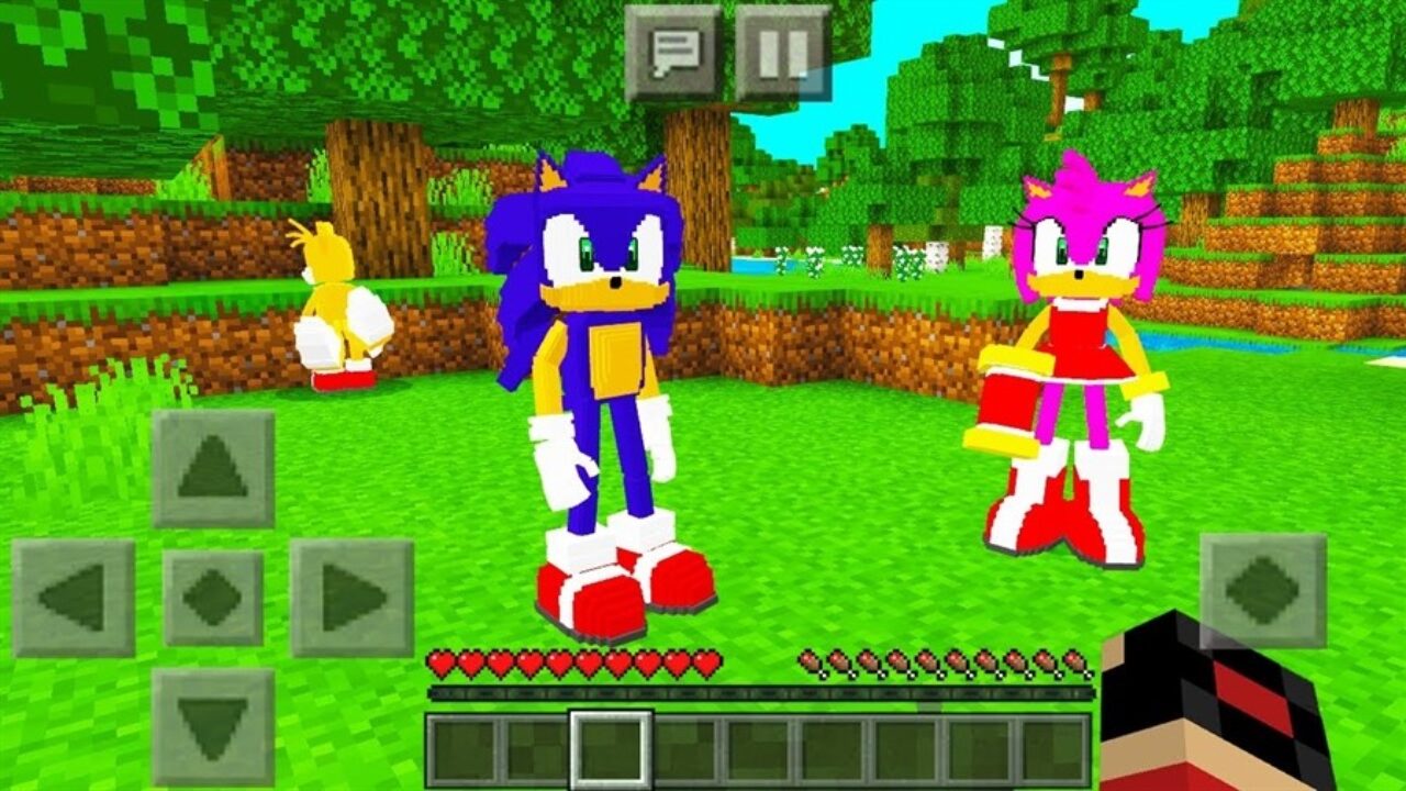 Sonic Mod for Minecraft PE