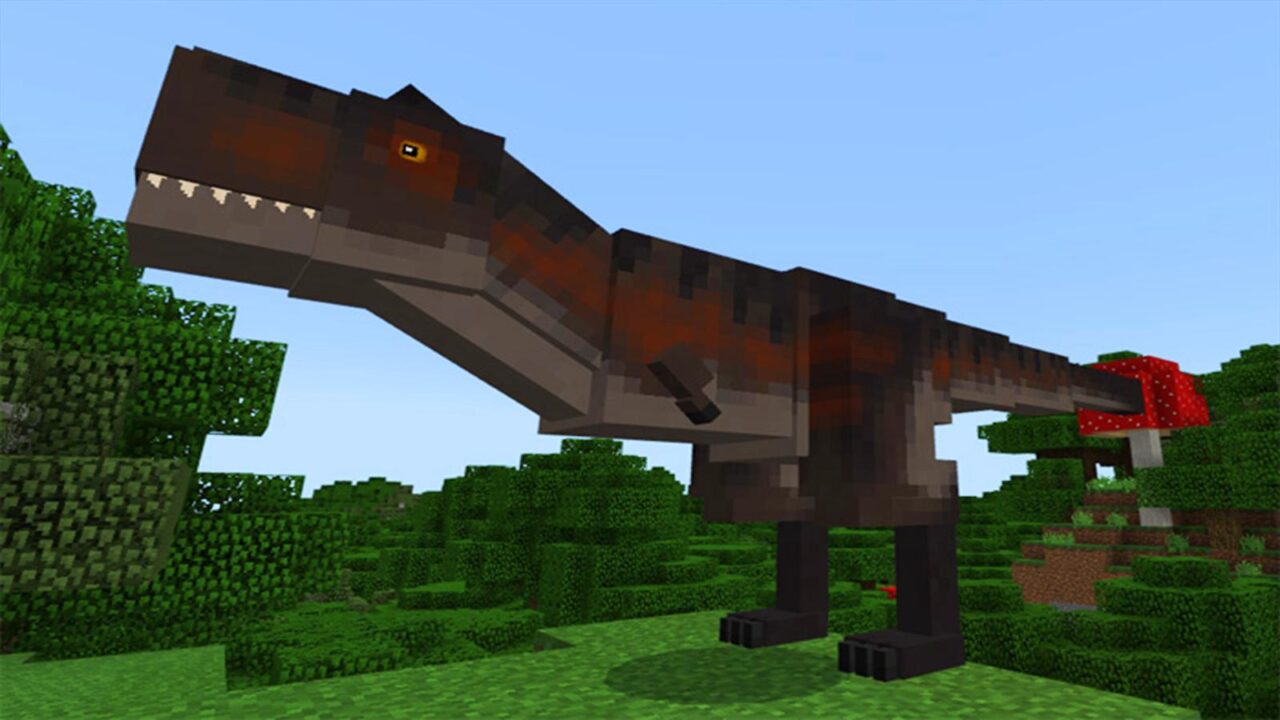 Dinosaurs in ARK MCPE Mod