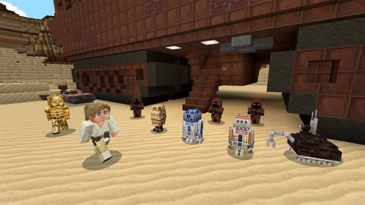 Characters in Star Wars MCPE Texture Pack