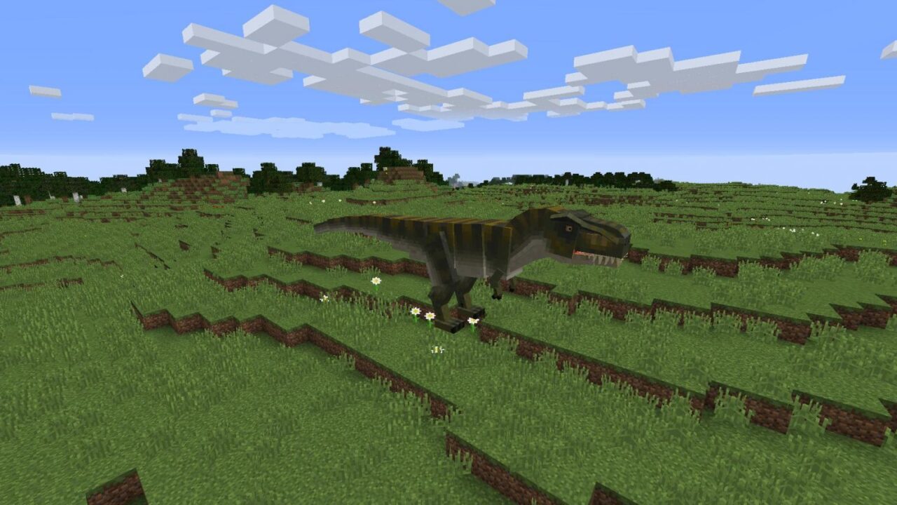 Dinos in ARK MCPE Mod