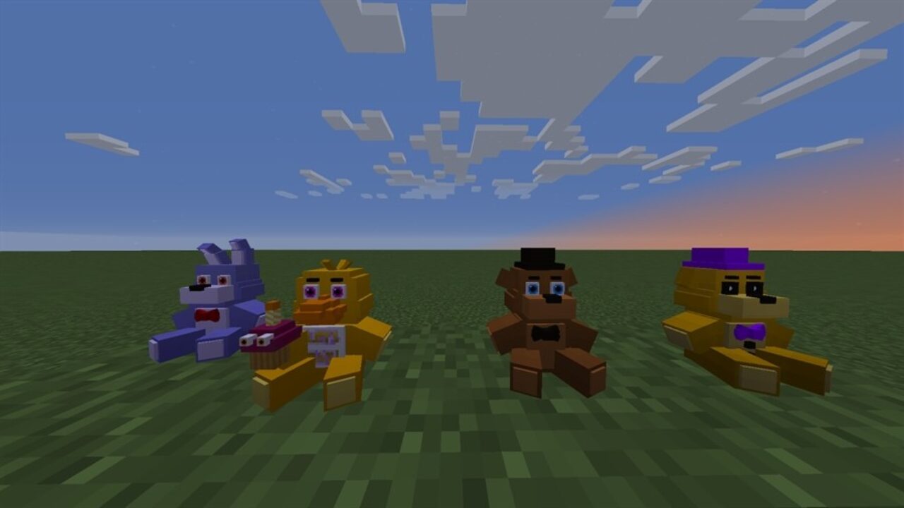 Blocks in FNAF MCPE Texture Pack