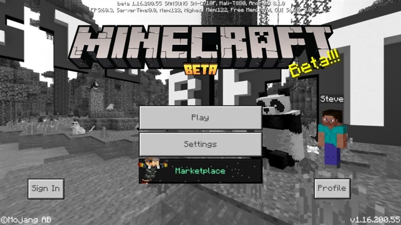 Minecraft PE 1.16.200.55