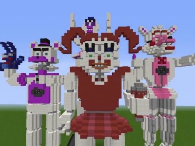 Карта fnaf 1 для майнкрафт пе