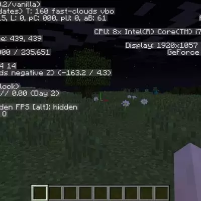Coordinates Mod for Minecraft Bedrock