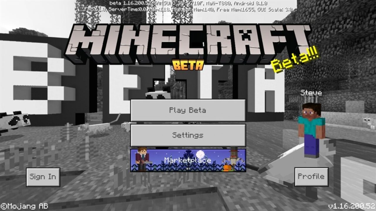 Minecraft PE 1.16.200.52