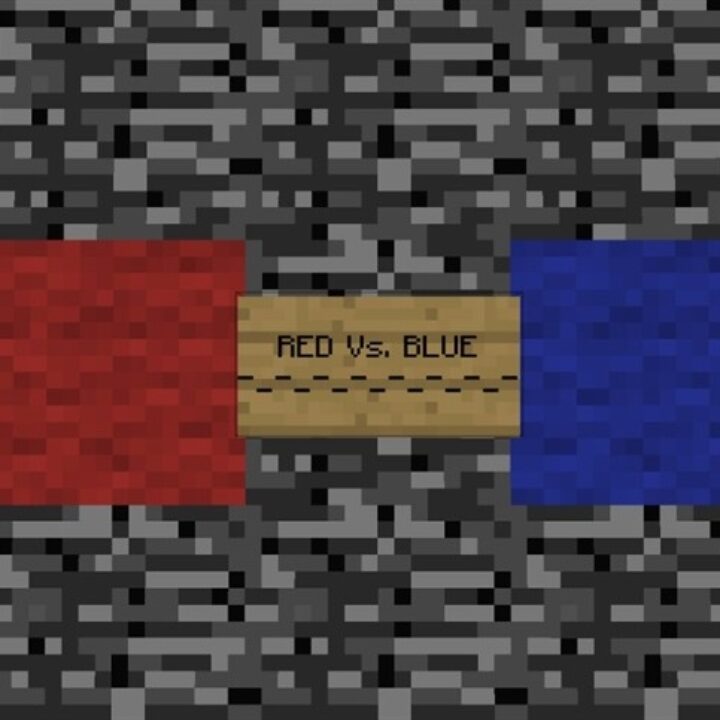 Red vs Blue Map for Minecraft PE