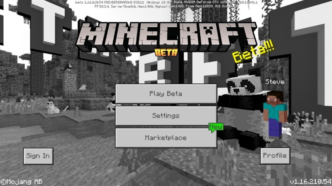 Minecraft PE 1.16.210.54