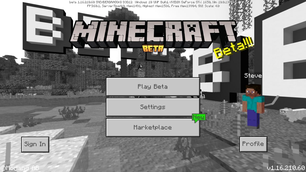 Minecraft PE 1.16.210.60