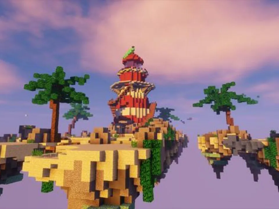 Bed Wars map for Minecraft PE