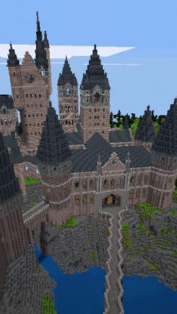 completed harry potter minecraft map