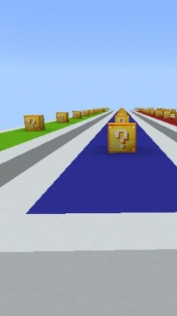 Lucky Block Race  Minecraft PE Maps