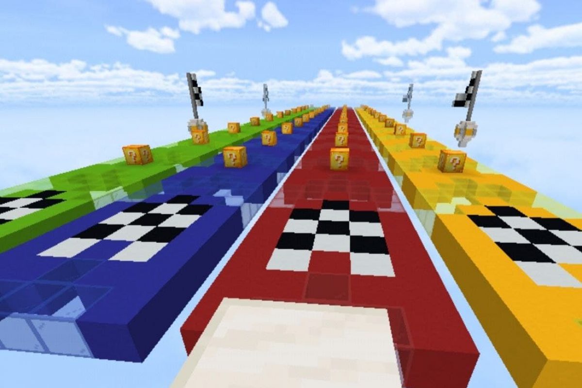 Lucky Blocks Race Map for MCPE on the App Store