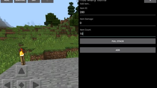 TOO MANY ITEMS IGUAL DE PC MOD APK - MINECRAFT PE 0.13.1 [ATUALIZADO] 