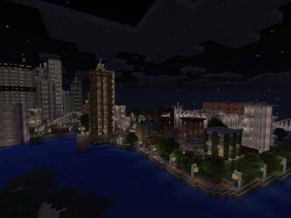 Town maps for Minecraft PE