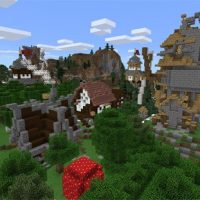 minecraft castle maps pe