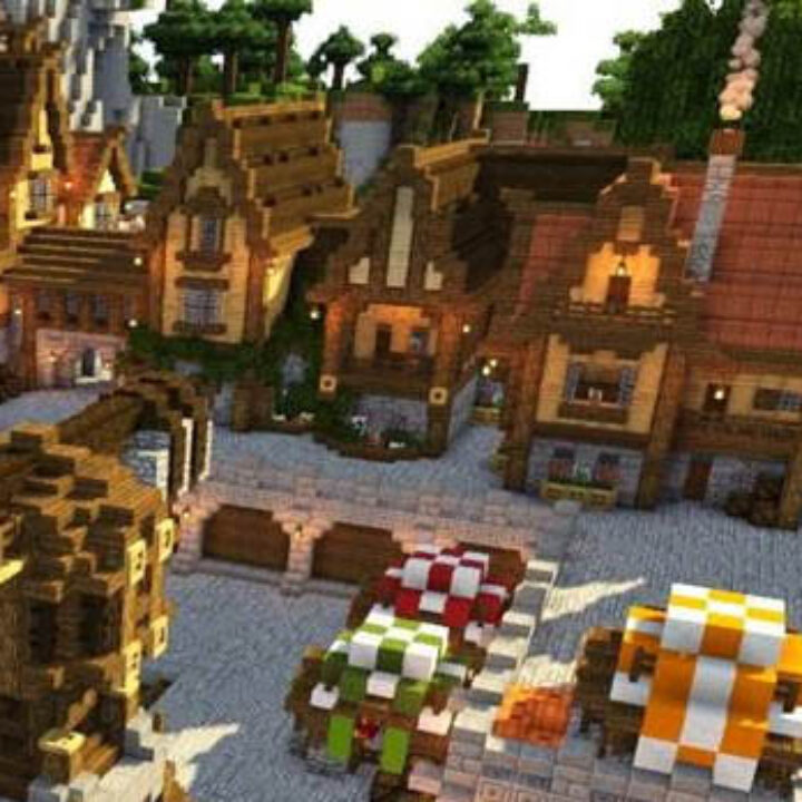 Village map for Minecraft PE