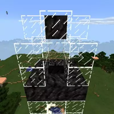 Elevator mod for Minecraft Bedrock