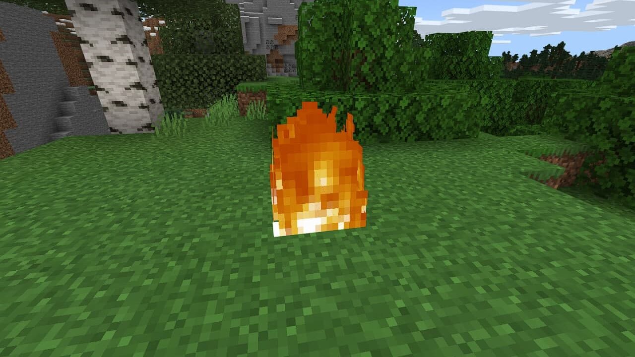 Low Fire Texture Pack for Minecraft PE