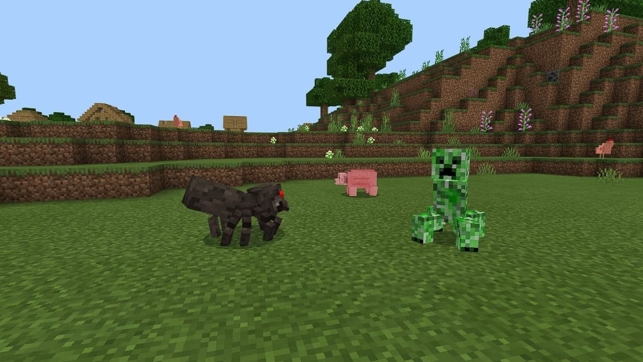 Realistic mob in Minecraft PE