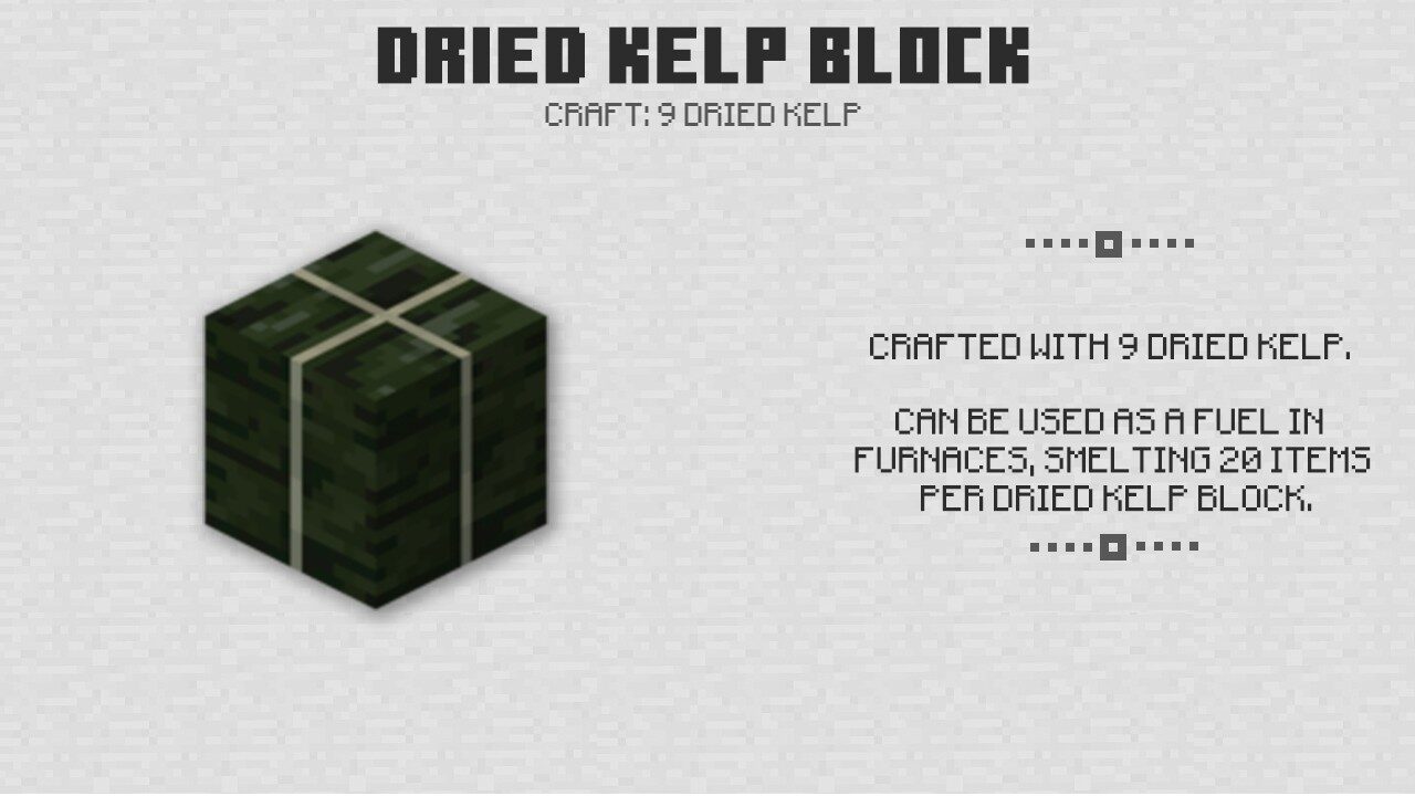 Dried Kelp Block