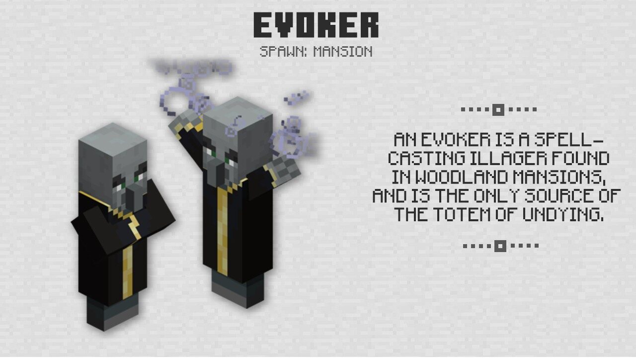 Evoker in Minecraft PE 1.1