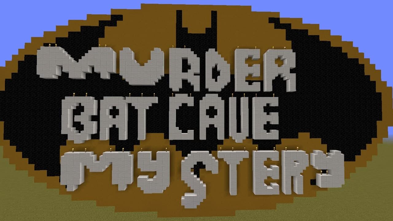 Batcave Murder Mystery map in Minecraft PE