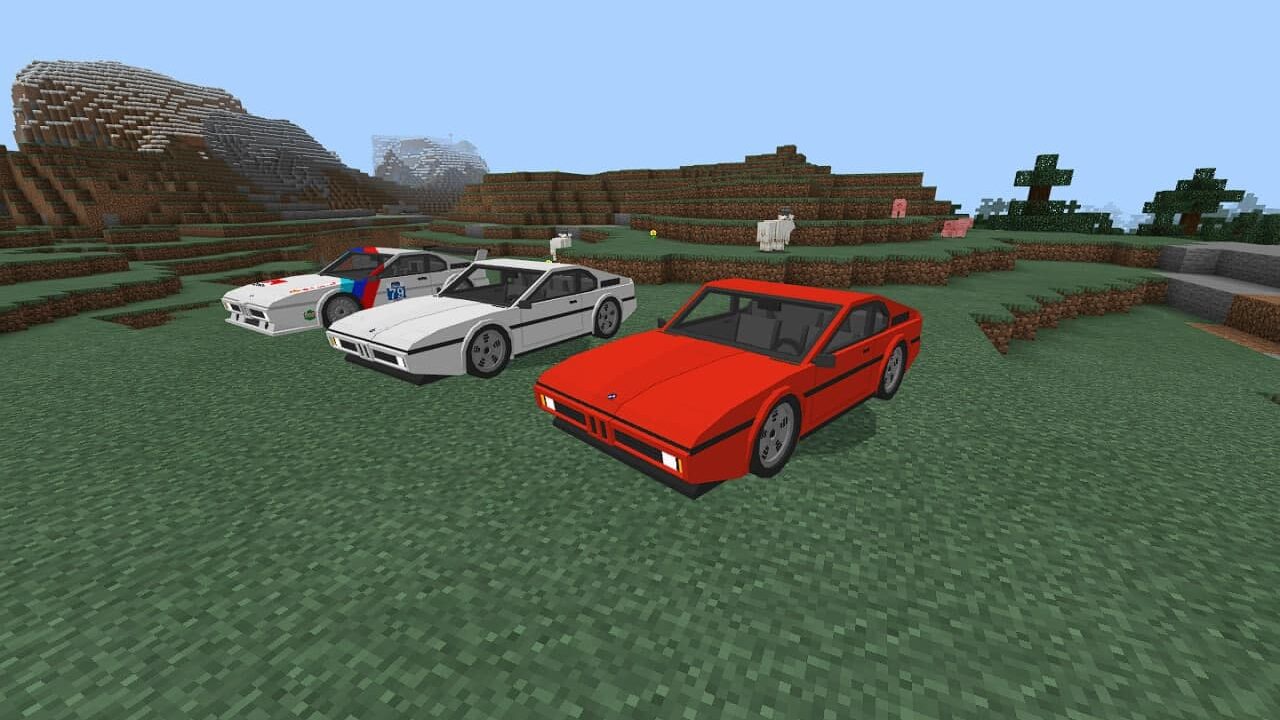 BMW M1 in Minecraft PE