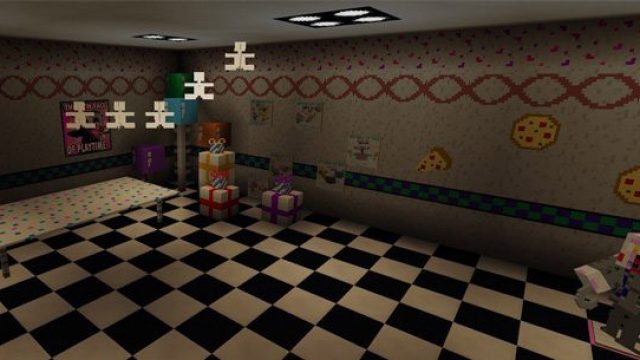 fnaf 2 map download minecraft