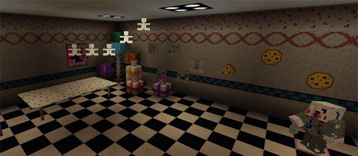 Five Nights at Freddy's 2 FNAF Map (Mods) Minecraft Map