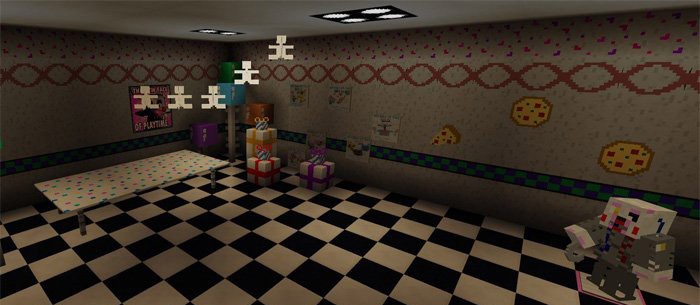 FNAF 2-1 Minecraft Map Minecraft Map