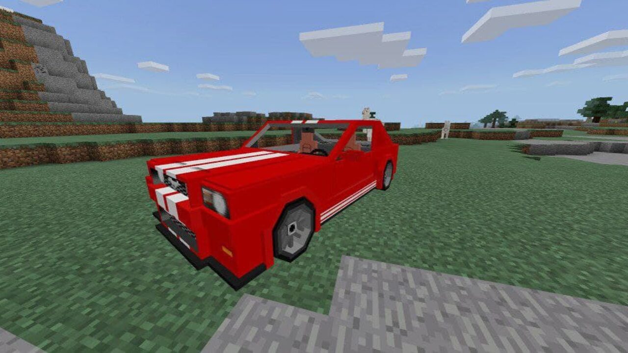 Ford Mustang in Minecraft PE