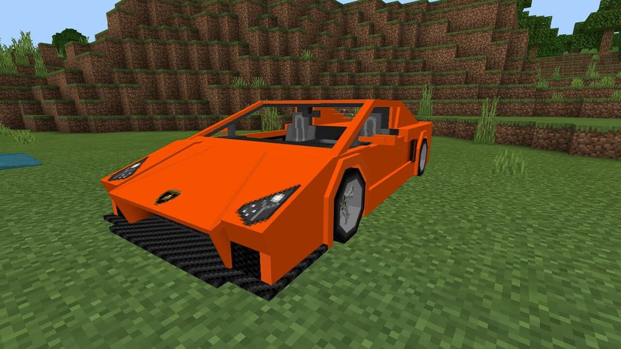 Lamborghini in Minecraft PE