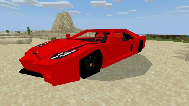  Minecraft Sports Car Mod Apk  Free