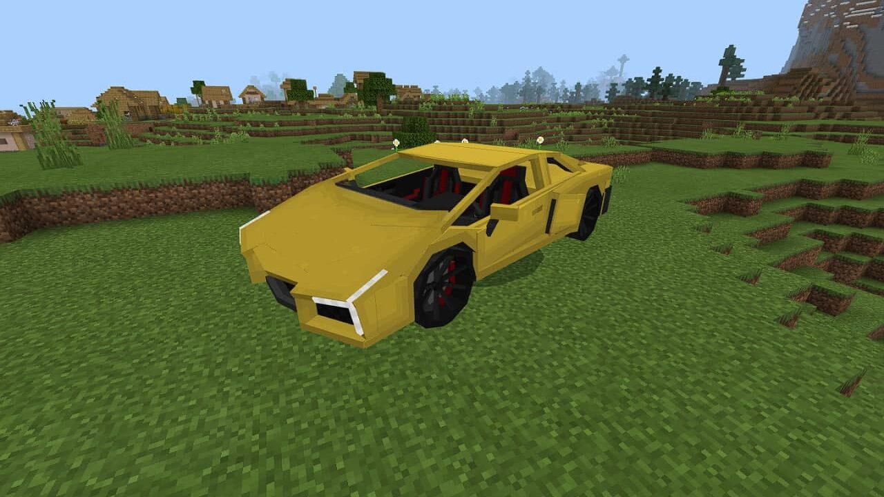 Lamborghini Bmero in Minecraft PE