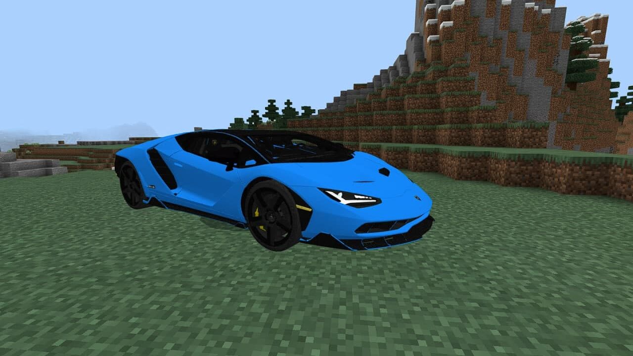 Lamborghini Centenario in Minecraft PE