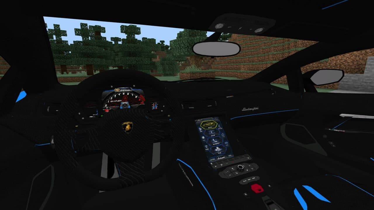 Lamborghini Centenario in Minecraft PE