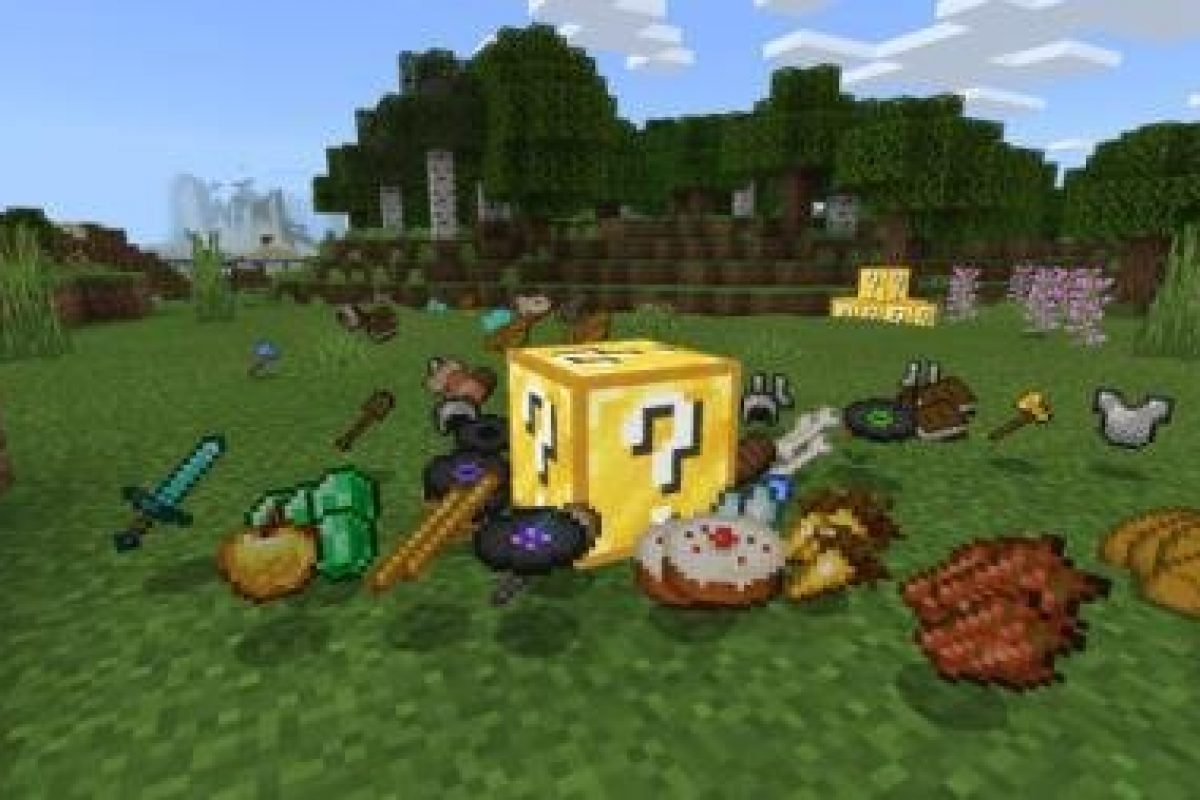 Realistic Lucky Block for Minecraft Pocket Edition 1.20