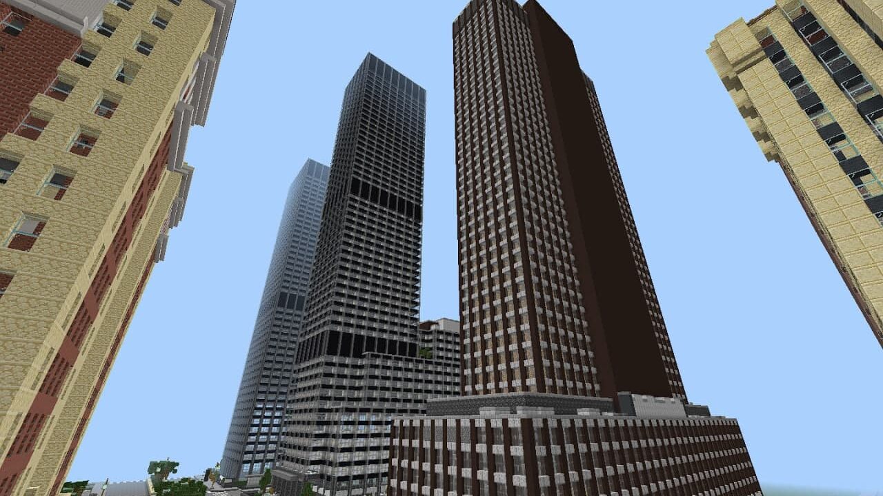 New York city in Minecraft PE