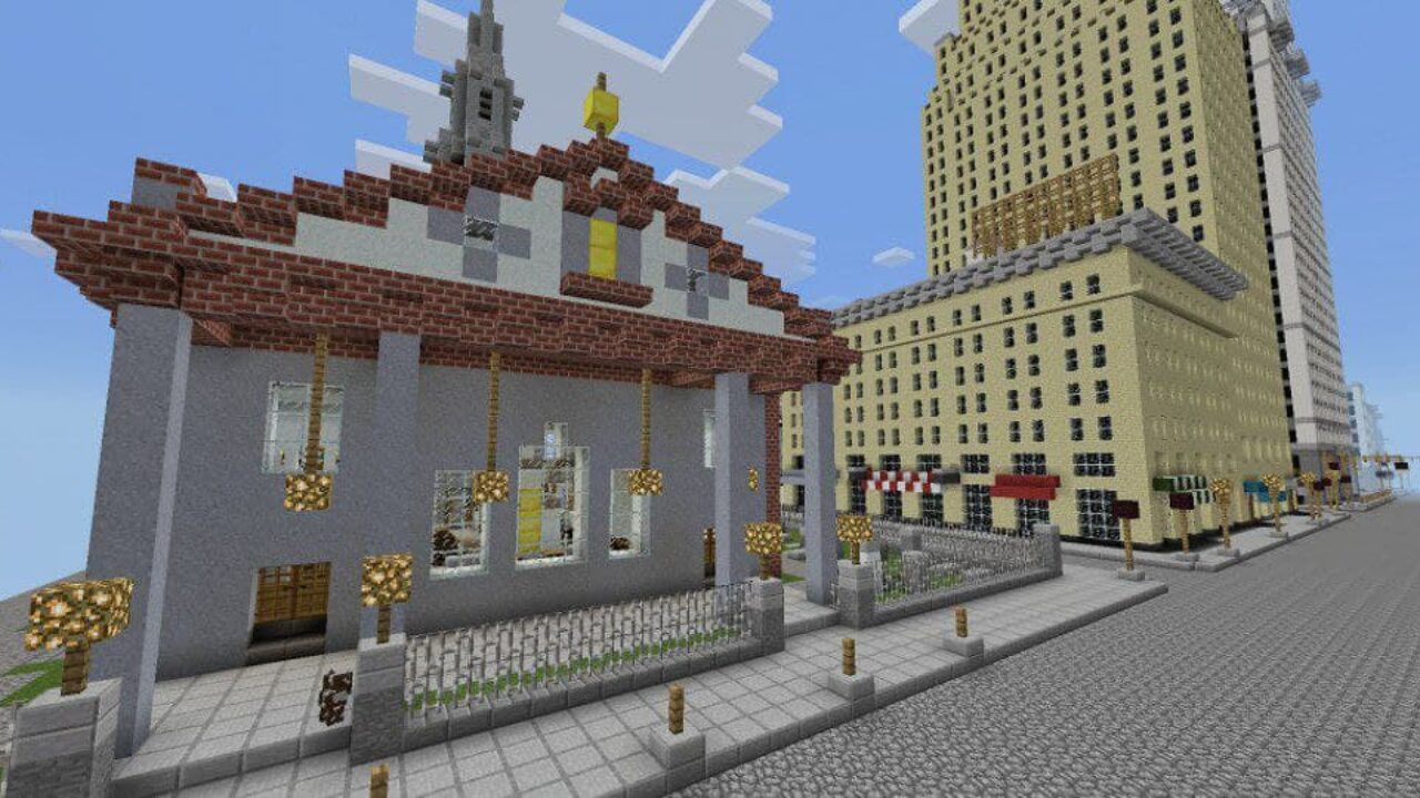 New York city in Minecraft PE