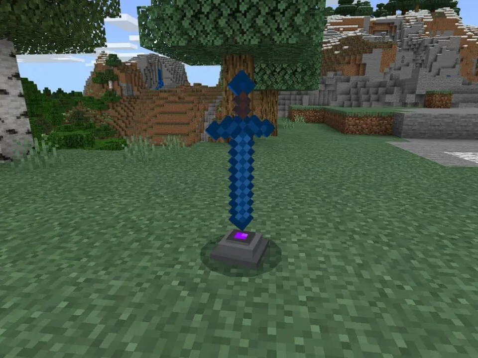 Pedestal Mod for Minecraft PE