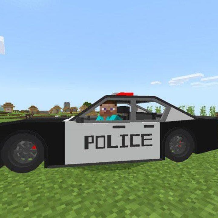 Police Car Mod for Minecraft PE