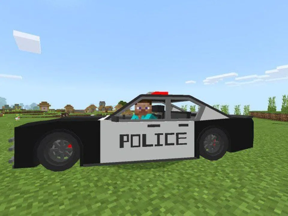 Police Car Mod for Minecraft PE