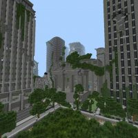 minecraft ruined city map mcpe