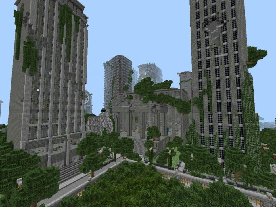 Ruined City Map for Minecraft PE